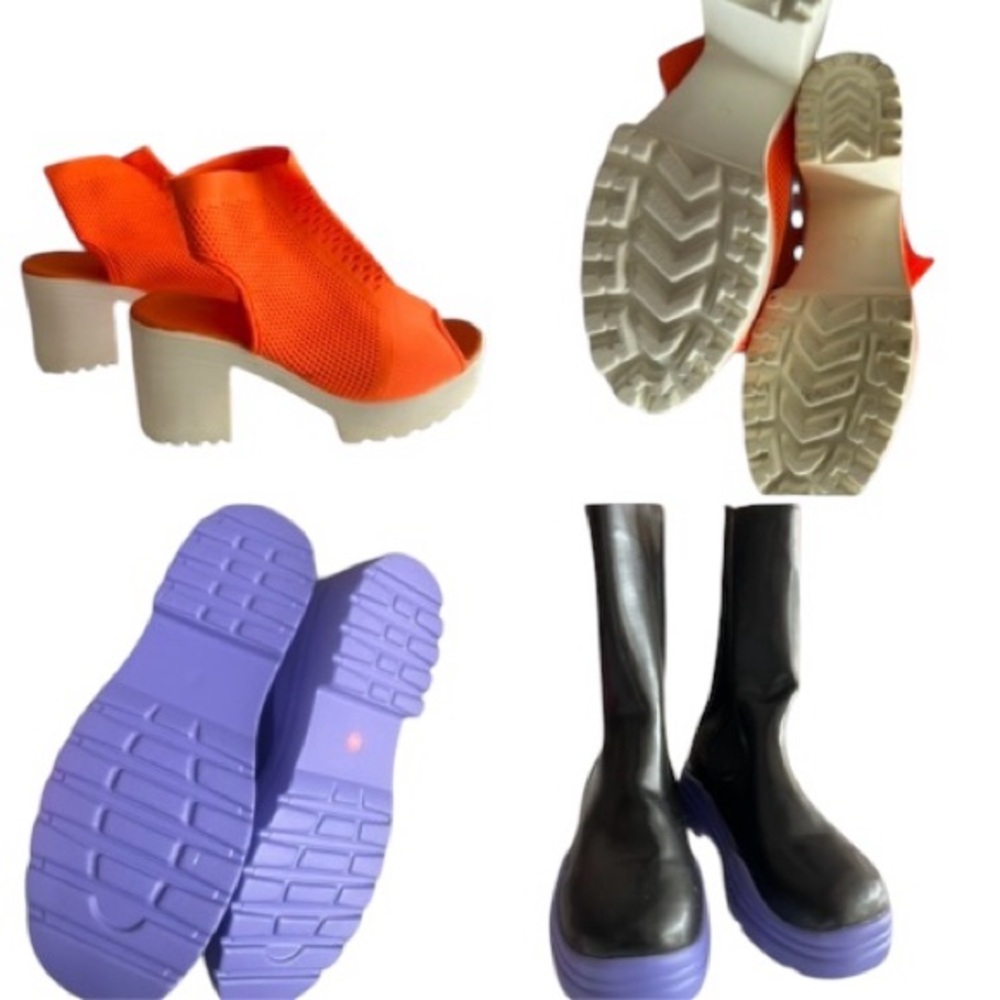 Orange and Purple Women's Shoes New never worn boutique shoe-no box